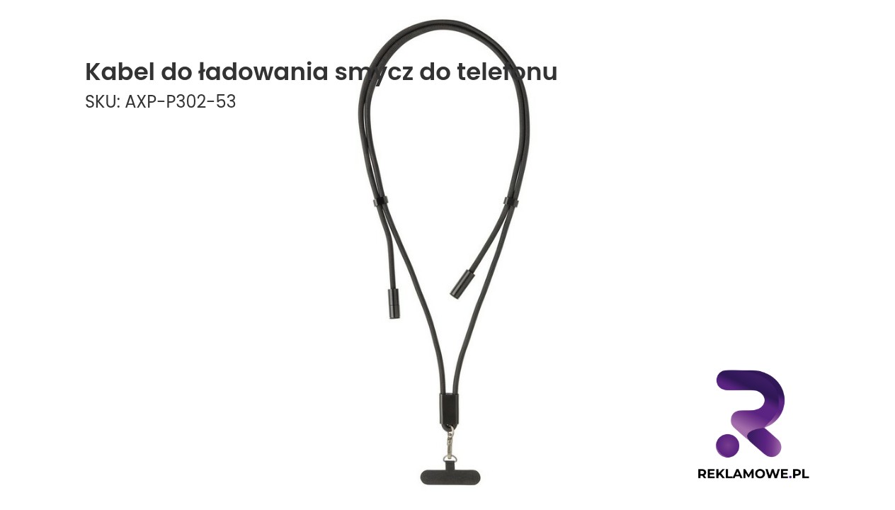 Kabel do ładowania w formie smyczy do telefonu