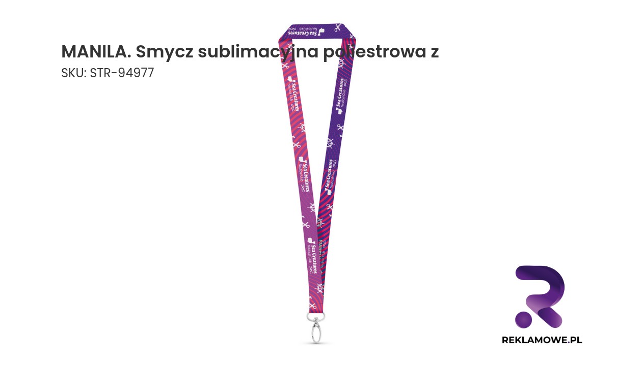 MANILA Smycz sublimacyjna poliestrowa