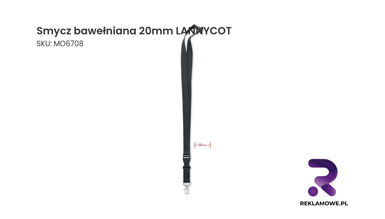 Smycz bawełniana 20mm marki LANNYCOT