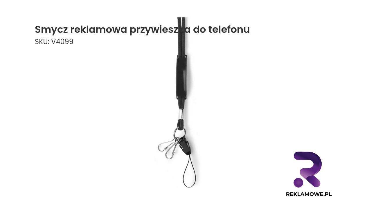 Smycz reklamowa przywieszka do telefonu