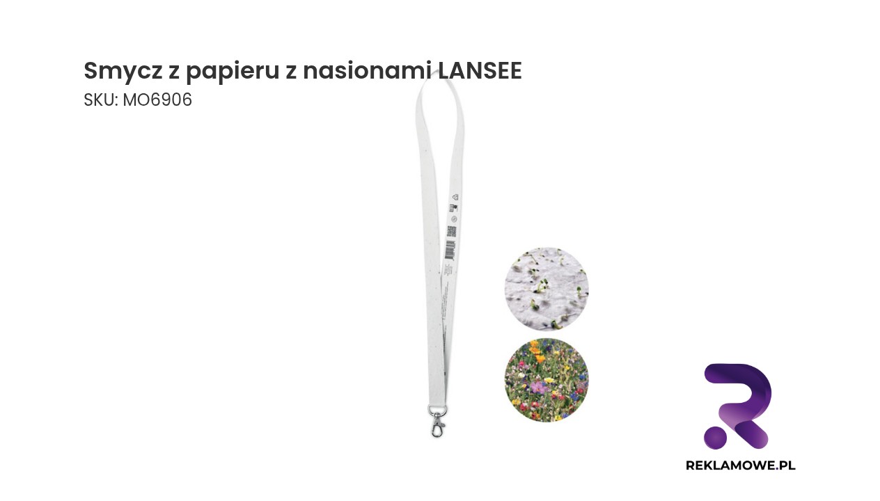 Ekologiczna smycz z papieru z nasionami marki LANSEE