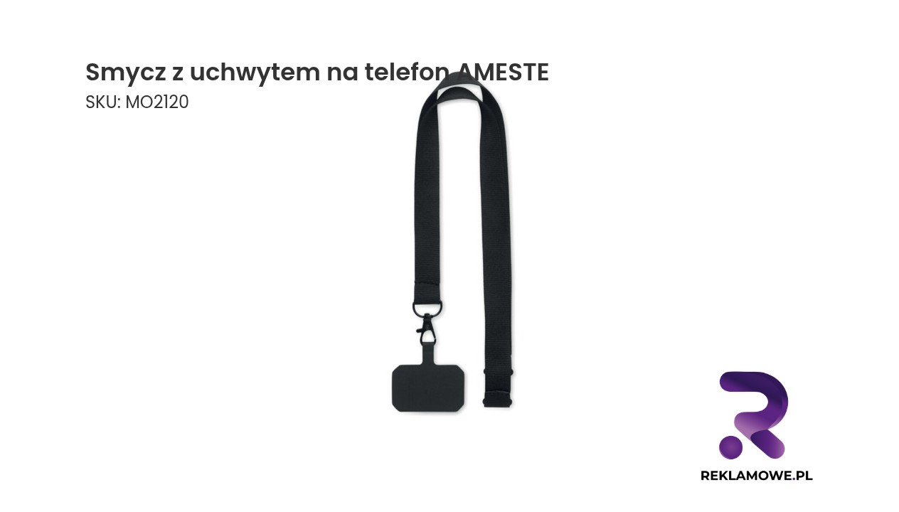 Smycz AMESTE z uchwytem na telefon