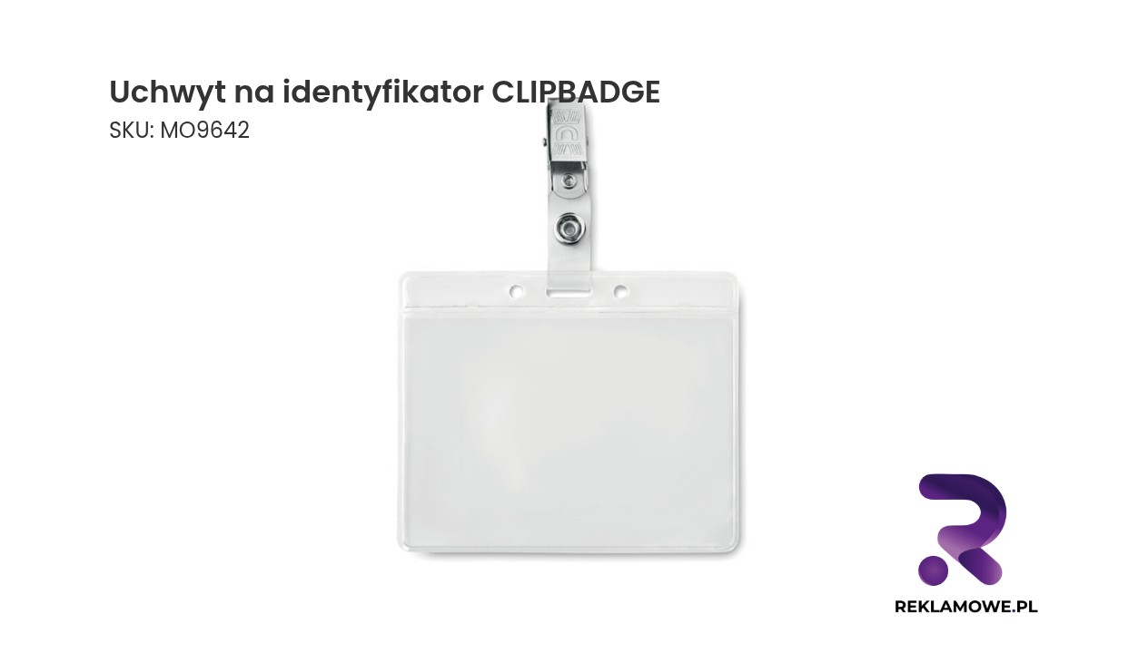 Uchwyt na identyfikator CLIPBADGE