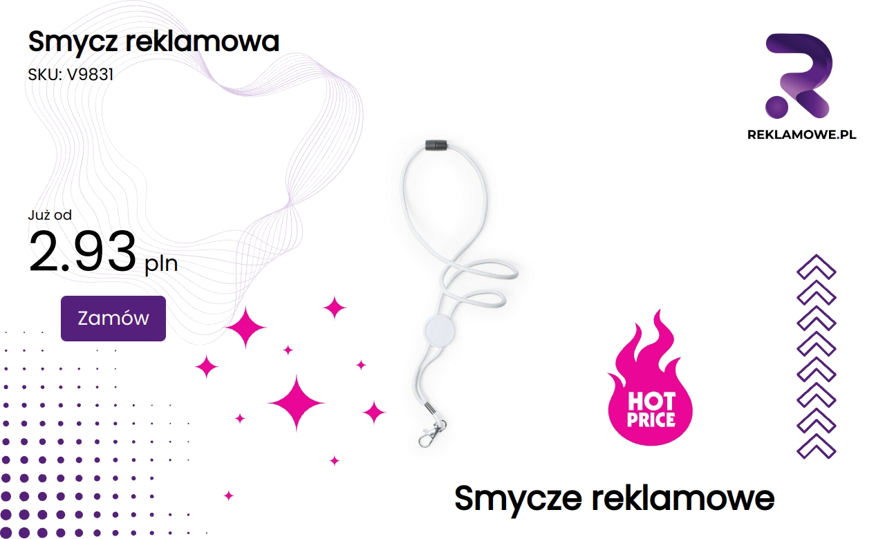 Smycz reklamowa z logo firmy