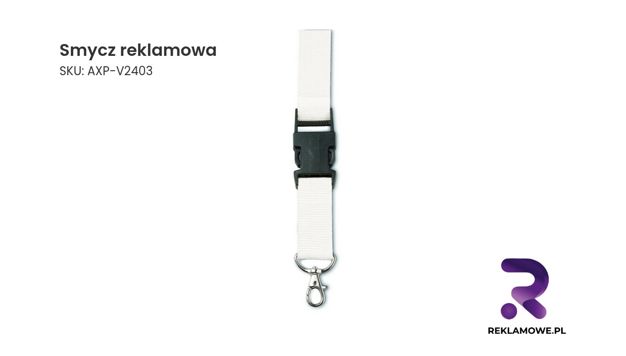 Smycz reklamowa z logo firmy