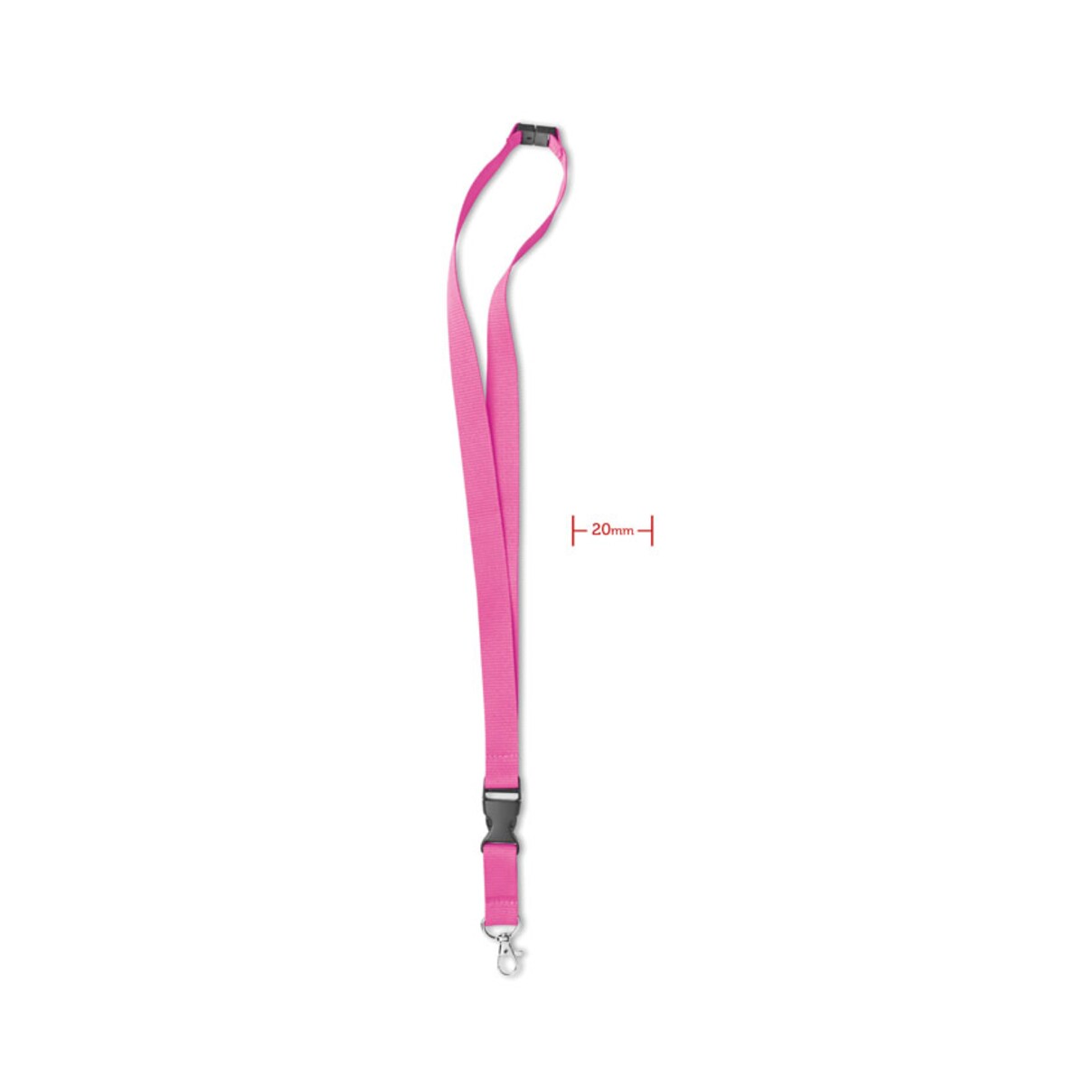 Smycz z metalowym zaczepem LANY mo8595-03