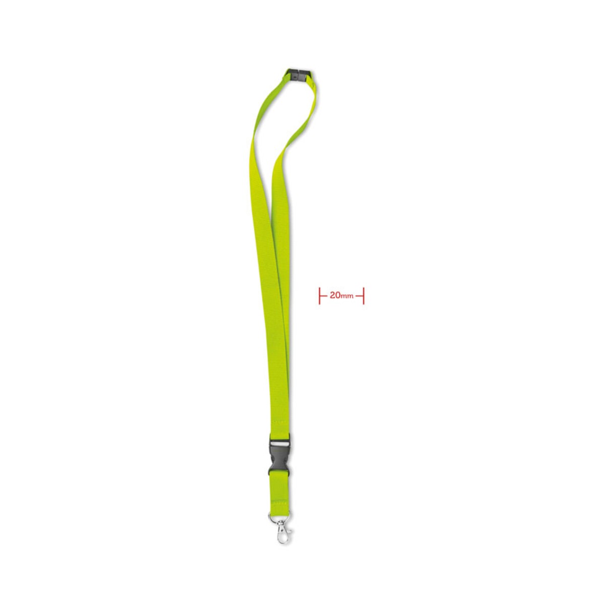 Smycz z metalowym zaczepem LANY mo8595-03