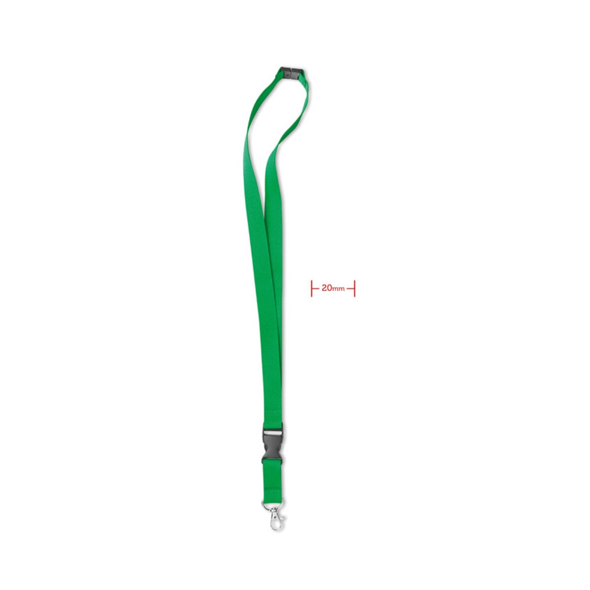 Smycz z metalowym zaczepem LANY mo8595-03