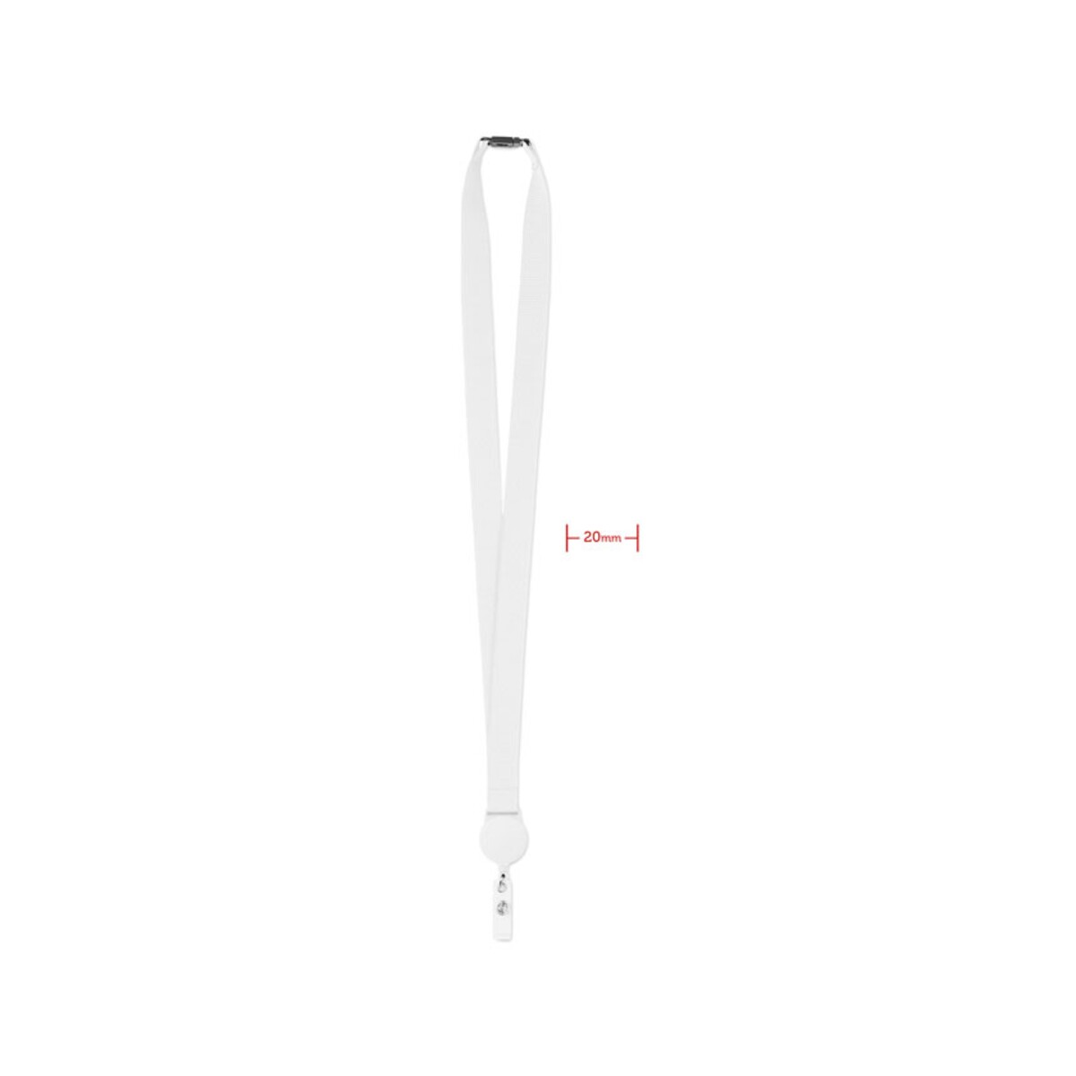 Smycz z wysuwanym uchwytem ZIP LANYARD mo9852-03