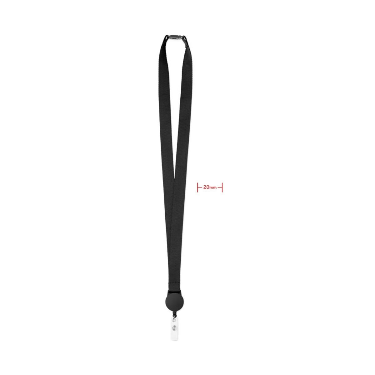 Smycz z wysuwanym uchwytem ZIP LANYARD mo9852-03