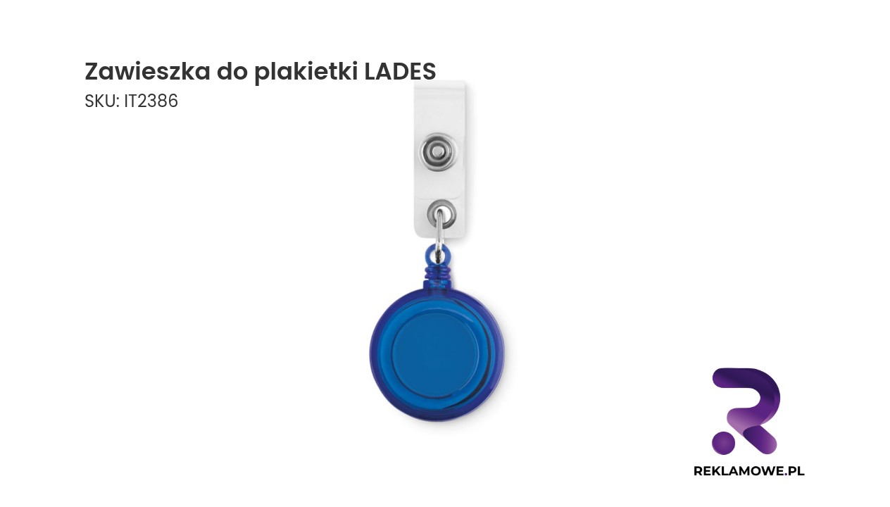 Zawieszka do plakietki marki LADES